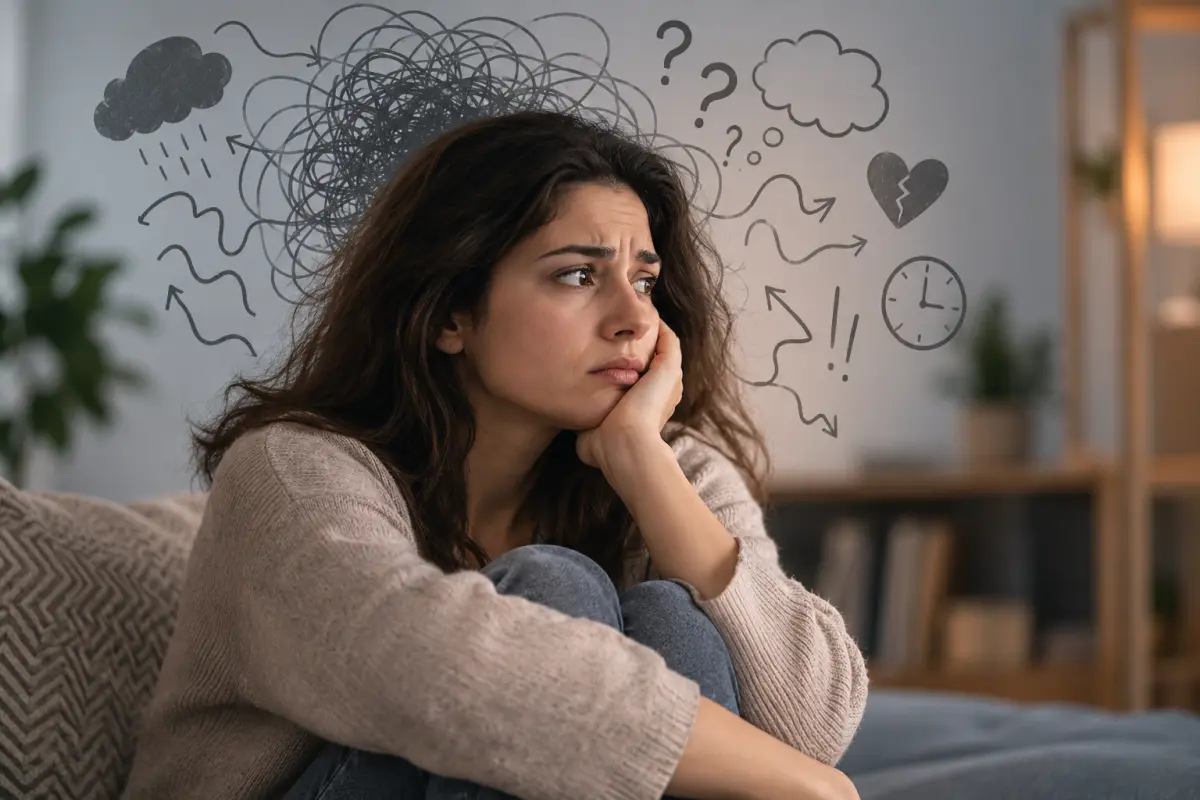 Anxiety and overthinking and their impact on mental health and daily life
