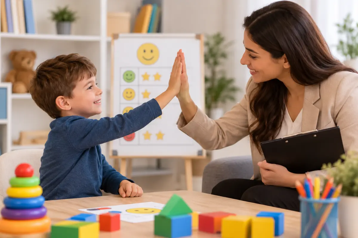 Child behavior modification, positive reinforcement, and managing challenging behaviors